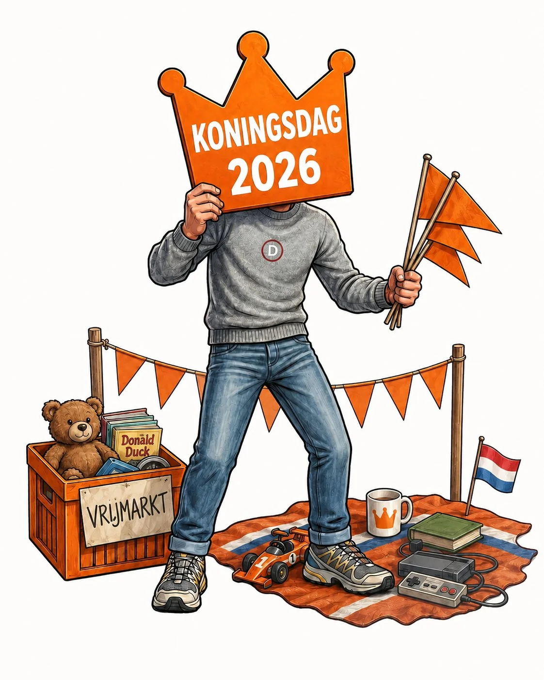 Oeps, Daabstra is nogal blijven hangen!